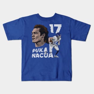 Puka Nacua Los Angeles R Player Number Kids T-Shirt